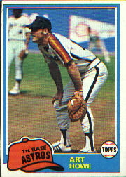 1981 Topps Baseball Cards      129     Art Howe